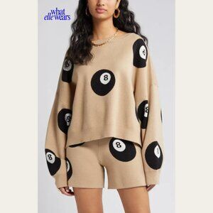 Dressed In Lala: 8-Ball Sweater/Short Matching Set
